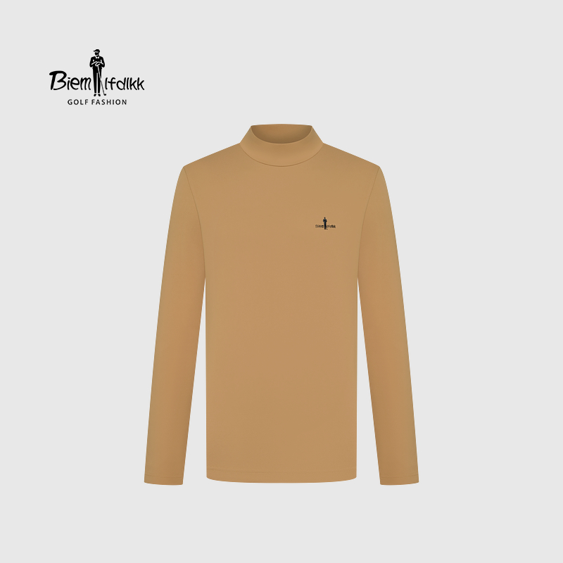 【轻量抗皱】比音勒芬高尔夫秋季男上衣休闲立领长袖T恤
