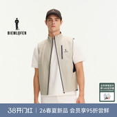 休闲小立领马甲背心 比音勒芬高尔夫2026春新男士 防水透湿面料