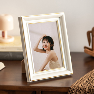 相片打印加相框洗照片做成相册定制6寸7寸8寸5摆台画框挂墙高级感