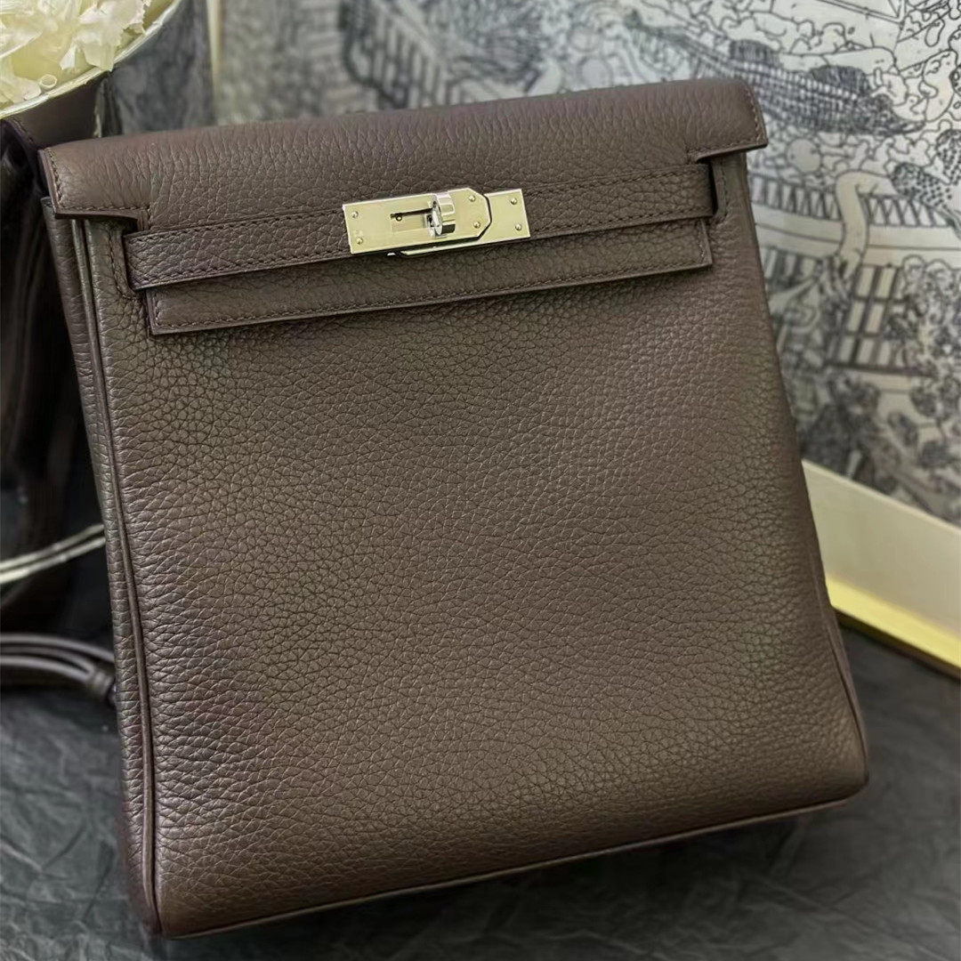 凯莉ado双肩背包高级女士书包百搭休闲背包TC牛皮
