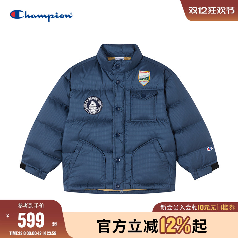 Champion冠军纽扣羽绒服