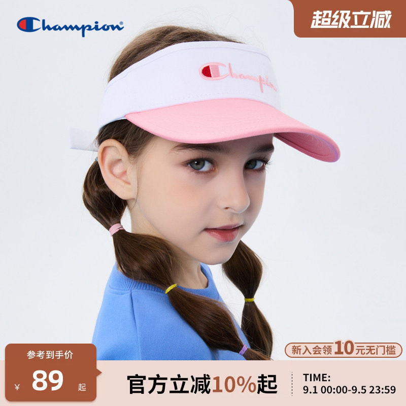 儿童遮阳空顶帽子CHAMPION图片