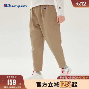 Champion25秋冬新款男女童松紧腰运动长裤