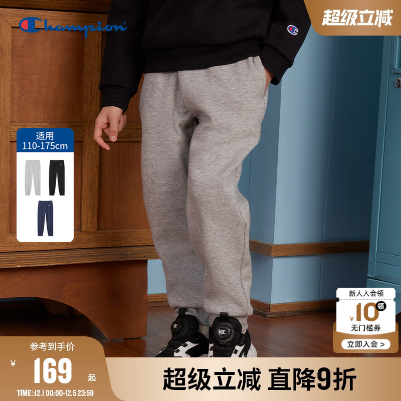 Champion冠军加绒卫裤