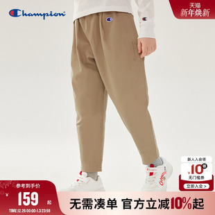 男女大小童户外松紧腰运动束脚长裤 新款 25冬季 Champion冠军儿童装