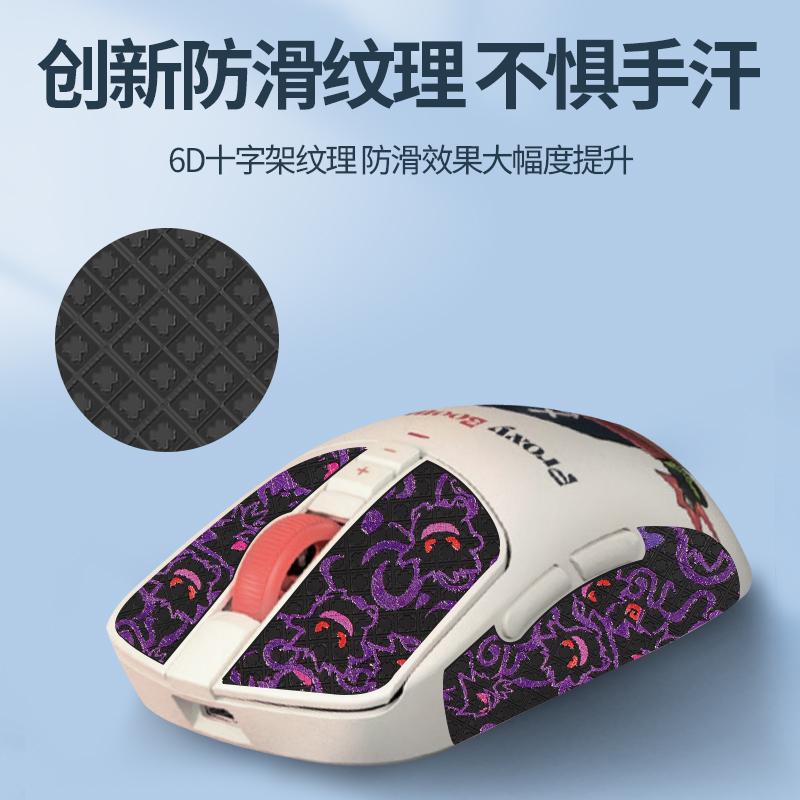 适用双飞燕野蛮部落R72Pro鼠标贴