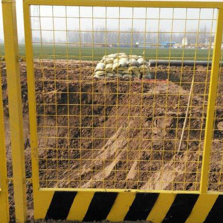 基坑防护栏基坑围栏泥浆池临边护栏网工地安全防护栅栏安全网