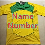 thumbnail for Brazi Retro 2004 Top Thai Quality Jersey【Id：421163616】