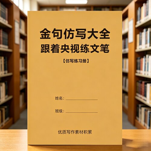 学生作文金句仿写课业本