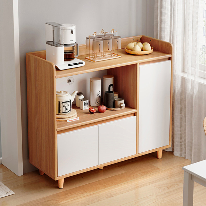 实木餐边柜收纳柜靠墙一体柜子家用靠墙茶水柜咖啡柜客厅置物柜,住宅家具,餐边柜,淘宝优惠券,粉丝福利购,淘宝优惠卷