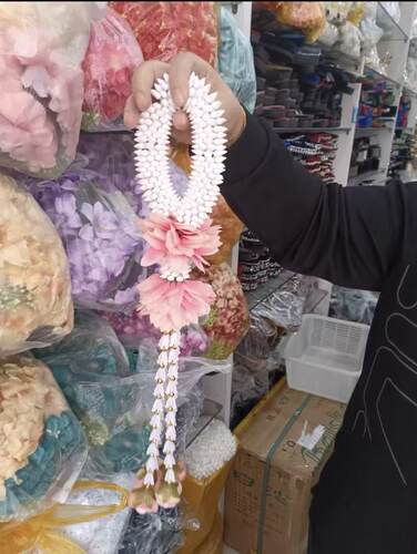 西双版纳泰式手拿花拍摄道具民族风手工花少数民族饰品新款花环