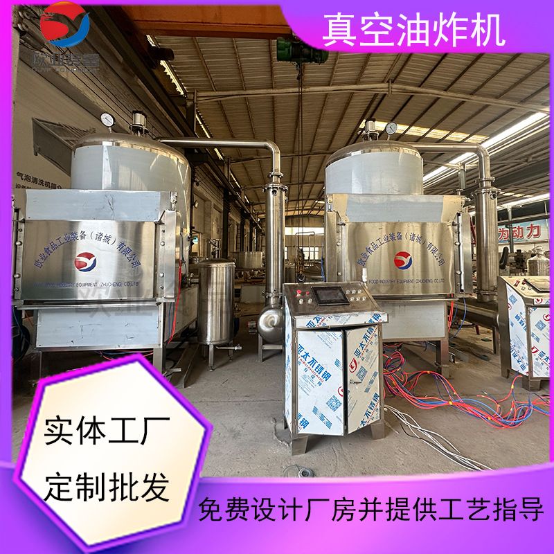 果蔬脆片加工设备松子加工设备 香酥鱼真空油炸机 苹果片油炸机