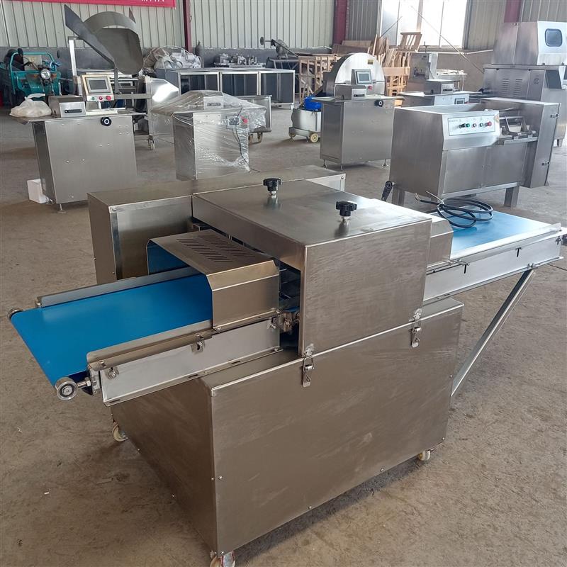 鲜肉多层切肉机 连输送带式切肉片机  牛肉开片机 厂家尺寸可定制