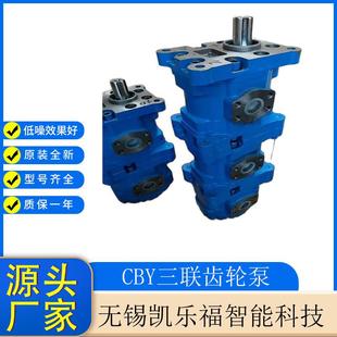 三联齿轮泵CBY2020/2020/2010-191R 钻机油泵 非开挖钻机油泵