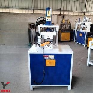 冲孔折角切断一体机 90度方管成型机 液压方管切角机