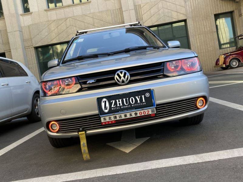 10-11-12款捷达改装前脸金属中网进气格栅装饰亮条防护网