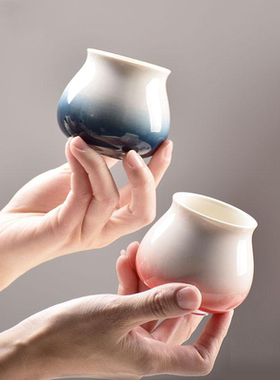 Banlee陶瓷陶艺咖啡杯意式浓缩杯手冲咖啡聚香品鉴杯闻香杯180ml