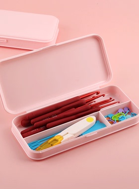 学生9支红色钩针套装DIY手工编织玩偶软柄握感舒适初学者专用好用
