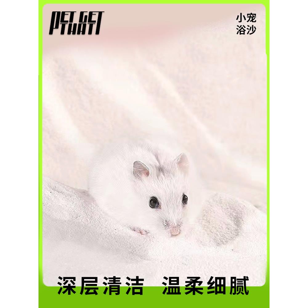 仓鼠洗澡浴沙宠物除臭沐浴专用金丝熊清洁沐浴盐仓鼠用品洗浴细沙