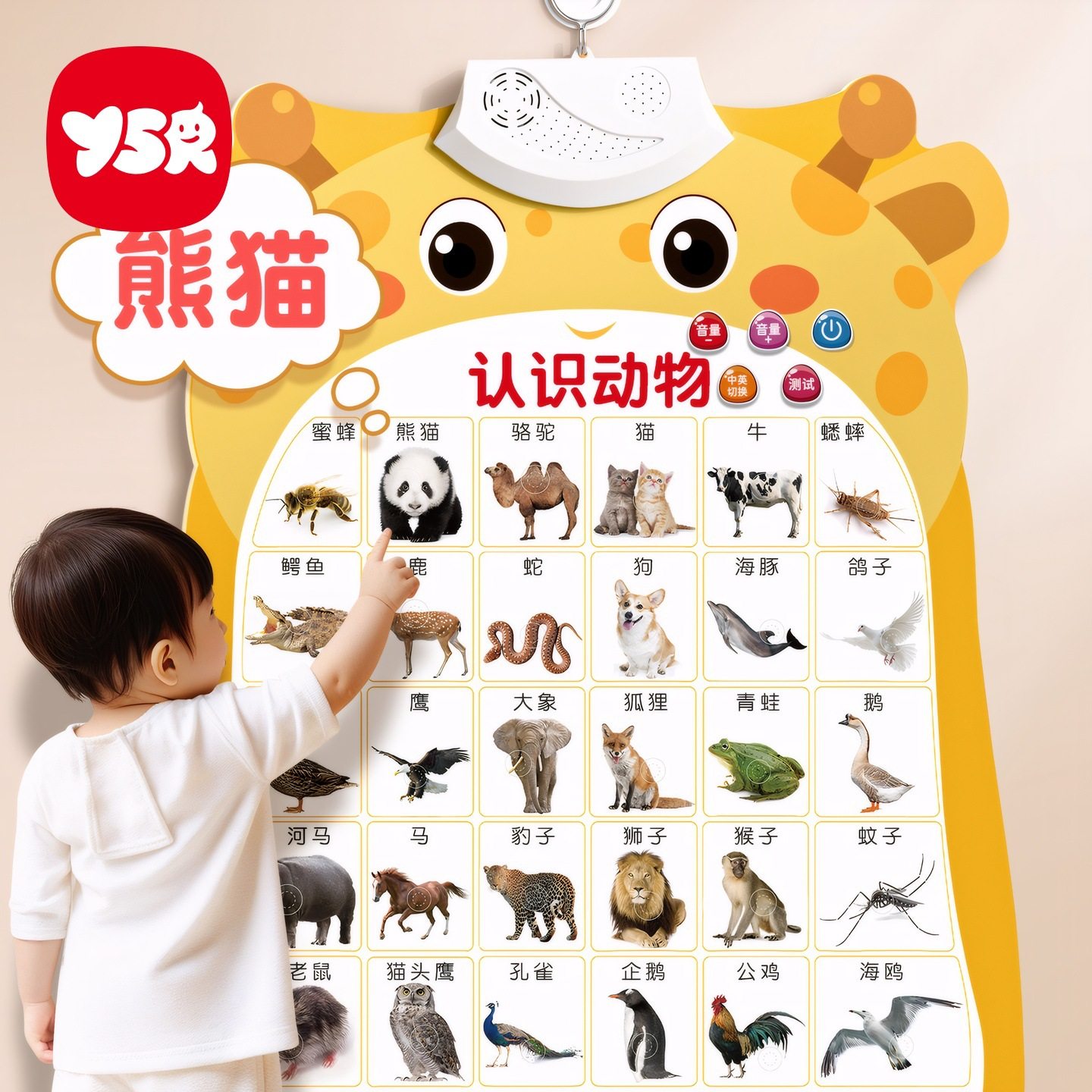 宝宝认知有声早教挂图数字人物动物启蒙婴幼儿童学说话发声玩具,玩具/童车/益智/积木/模型,玩具挂图/认知卡,淘宝优惠券,粉丝福利购,淘宝优惠卷