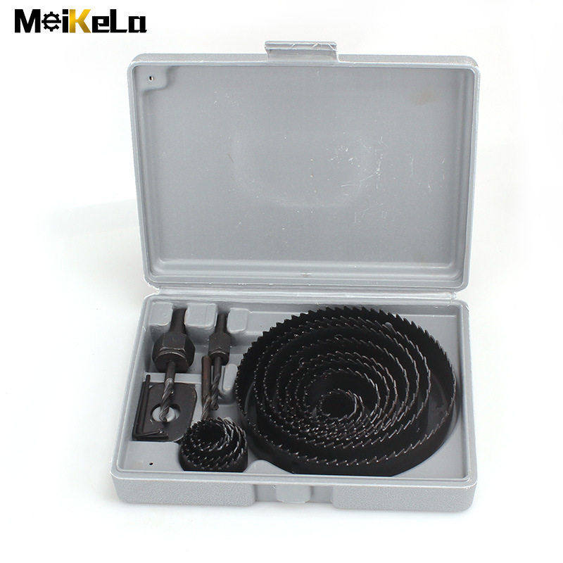 跨境11pc16件套塑盒装孔锯石膏板开孔器 19mm64mm天花板打眼套装,五金/工具,其它电动工具,淘宝优惠券,粉丝福利购,淘宝优惠卷