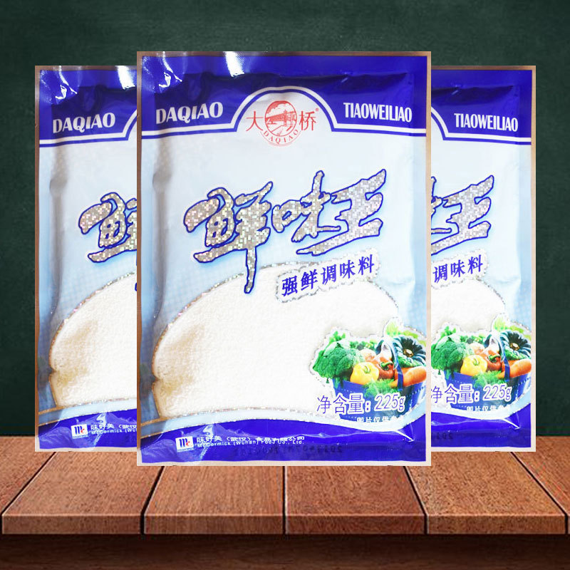 【1件包邮】大桥鲜味225g*40袋味精鸡精调味料炒菜煲汤料整箱