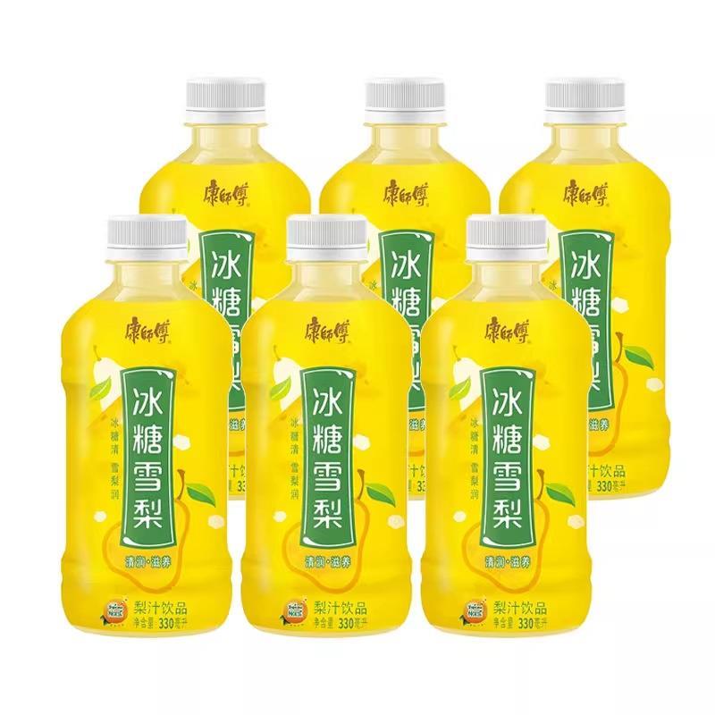 康师傅冰糖雪梨330ml6瓶装
