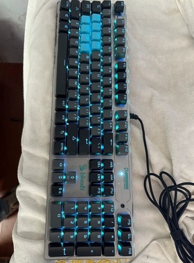 双飞燕血手幽灵F200q线性光轴黑轴轻音机械键盘104电竞青轴红茶轴