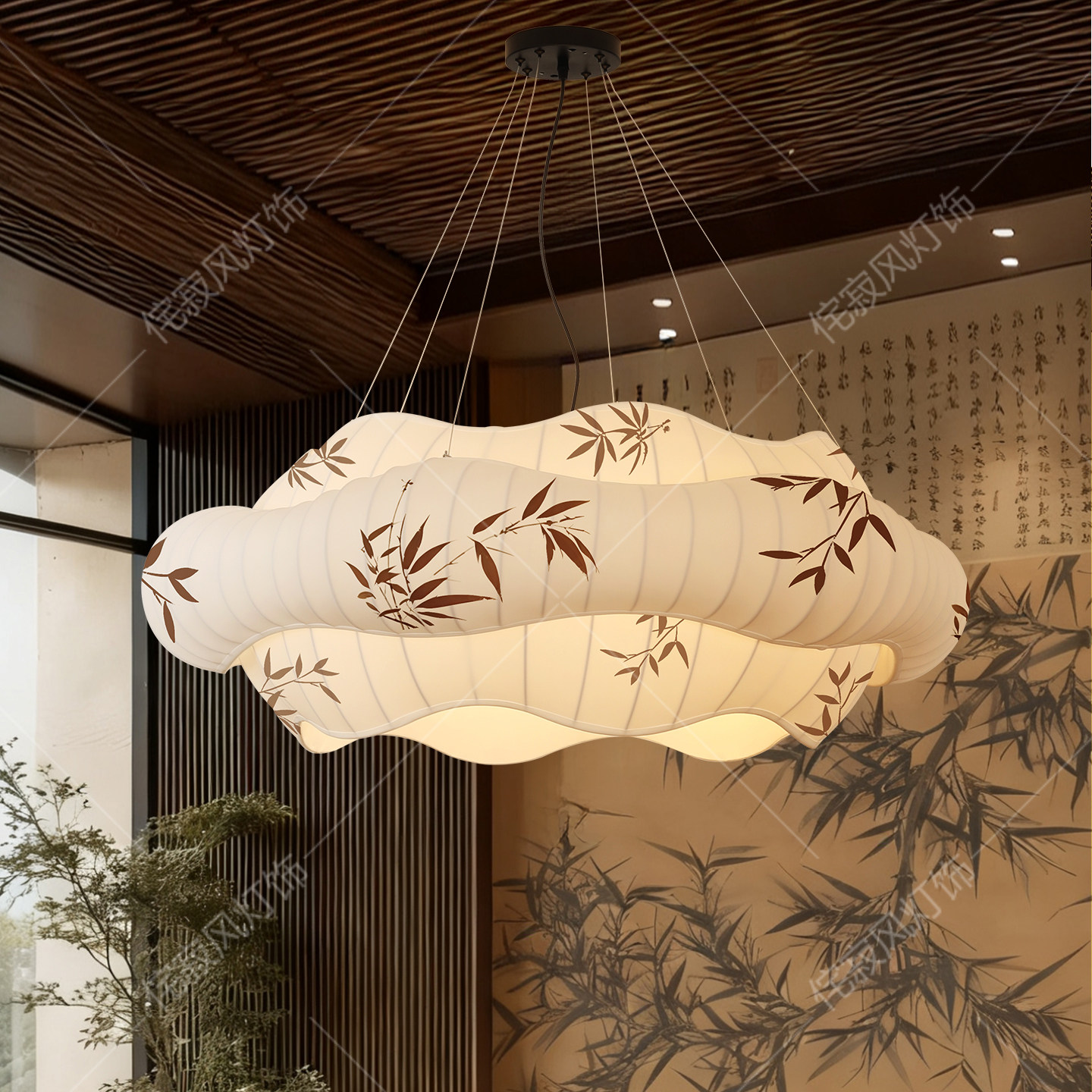 宋式美学客厅卧室餐厅包厢吊灯