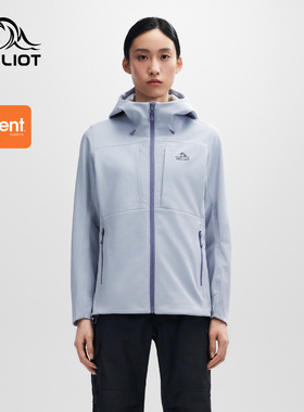 【P系列】伯希和户外软壳衣秋冬新款eVent防风耐磨加绒保暖登山服