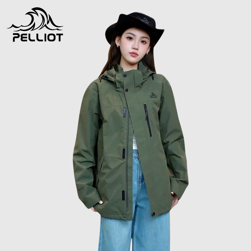 伯希和户外冲锋衣三合一登山服