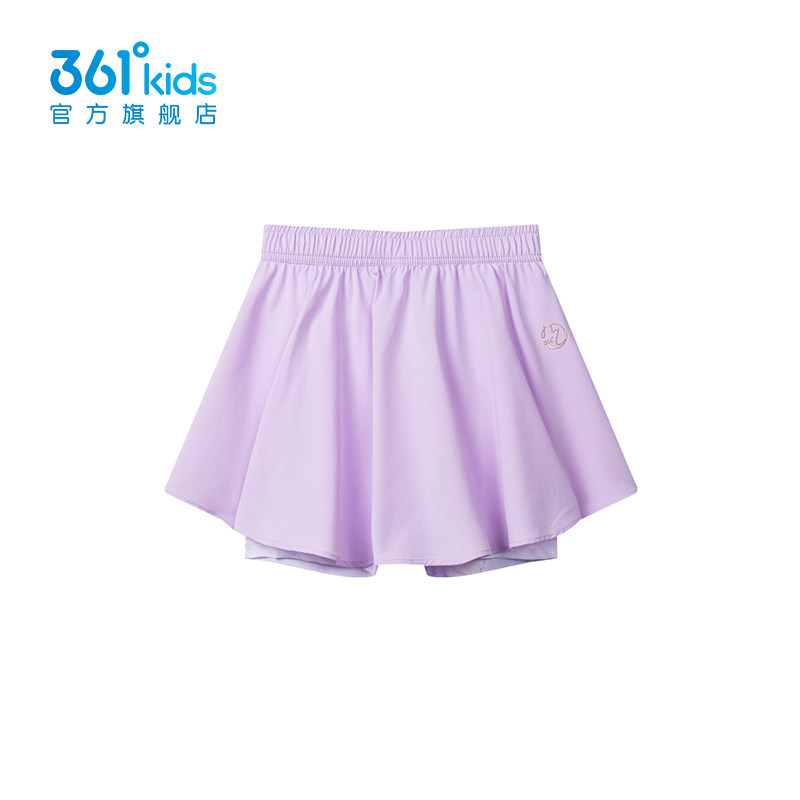 【商场同款】361度童装女童梭织裤裙2026年秋季新款运动速干裙子