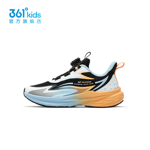 【商场同款】361童鞋男童运动鞋2026冬季防滑耐磨轻便革面跑鞋