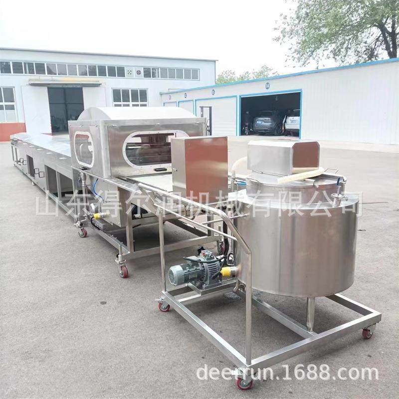 士力架巧克力涂层机 能量棒裹代可可脂巧克力机器 香橙片涂层机,清洗/食品/商业设备,休闲食品加工设备,淘宝优惠券,粉丝福利购,淘宝优惠卷