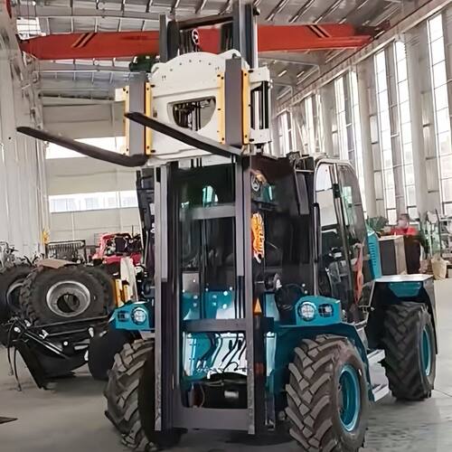普尔夫叉车旋转器翻转器双向360度旋转叉车铲车属具倾翻叉非标