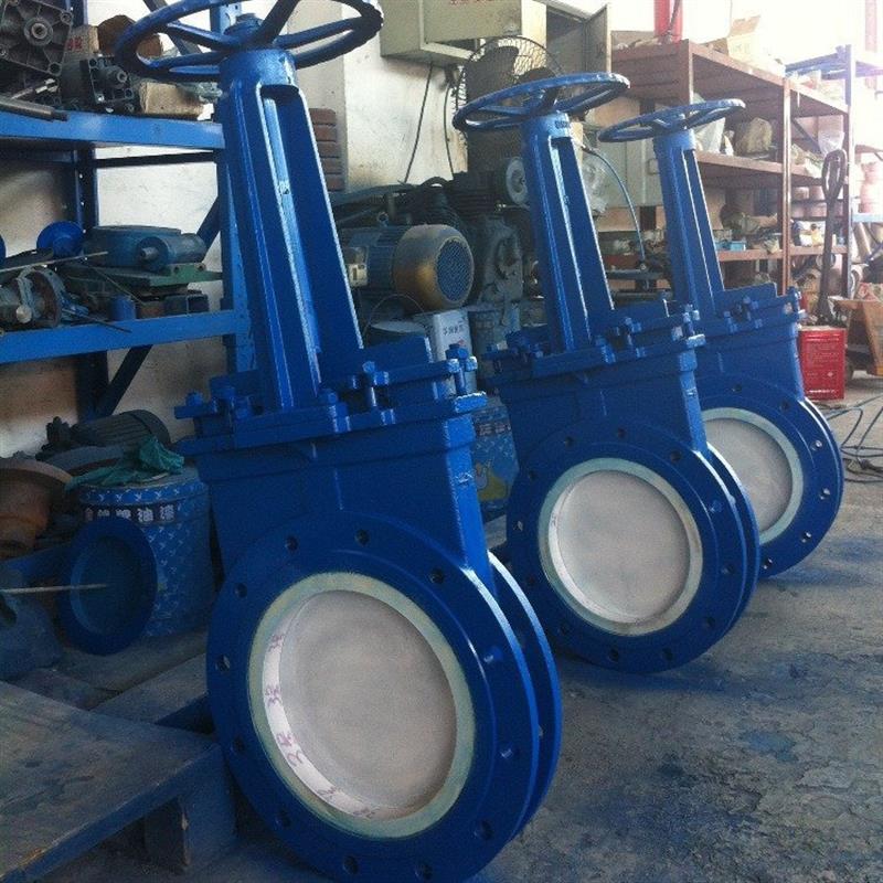 PZ73TC-10C手动排渣浆液阀DN300耐磨陶瓷刀型阀门DN350陶瓷刀闸阀