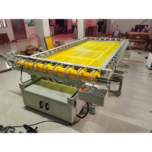 丝印网纱印花电子线路板SMT气动高张力电动拉网机绷网机SMT专用