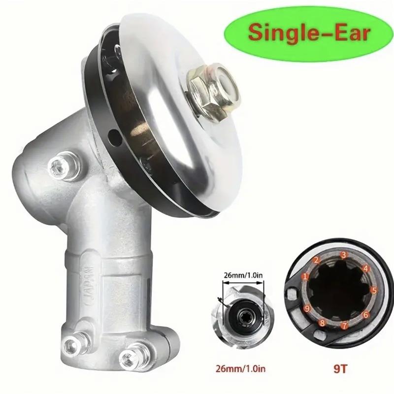 通用割草机齿轮更换头用于割草机灌溉机割草机齿轮箱26/28齿轮箱