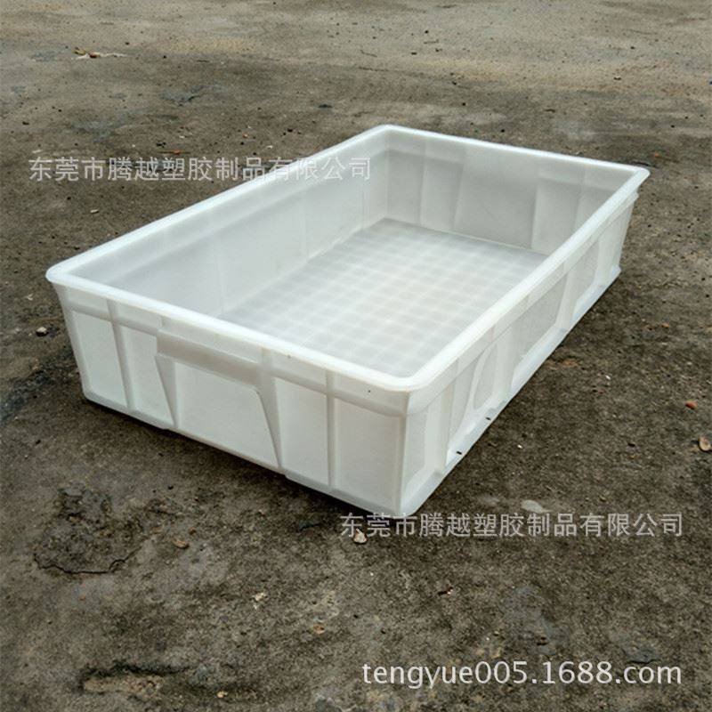 供应惠州博罗白色塑胶箱 白色周转框 超市内部 白色胶框