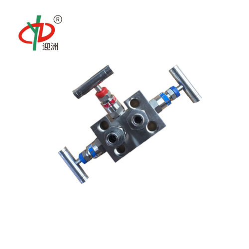 迎洲牌焊接式不锈钢三阀组带14的接口新型定制三阀组QFF3三阀组