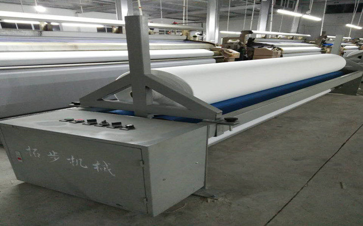 厂家供应全自动喷水织机外卷布机恒张力剑杆织机外大卷装卷布机