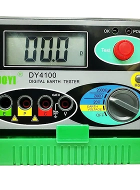接地电阻测试仪DY4100数字接地阻仪BM4105接地摇表防雷测试仪电子