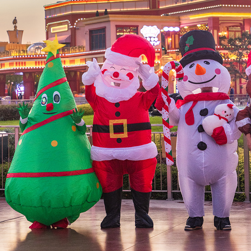 圣诞老人服装成人演出服饰