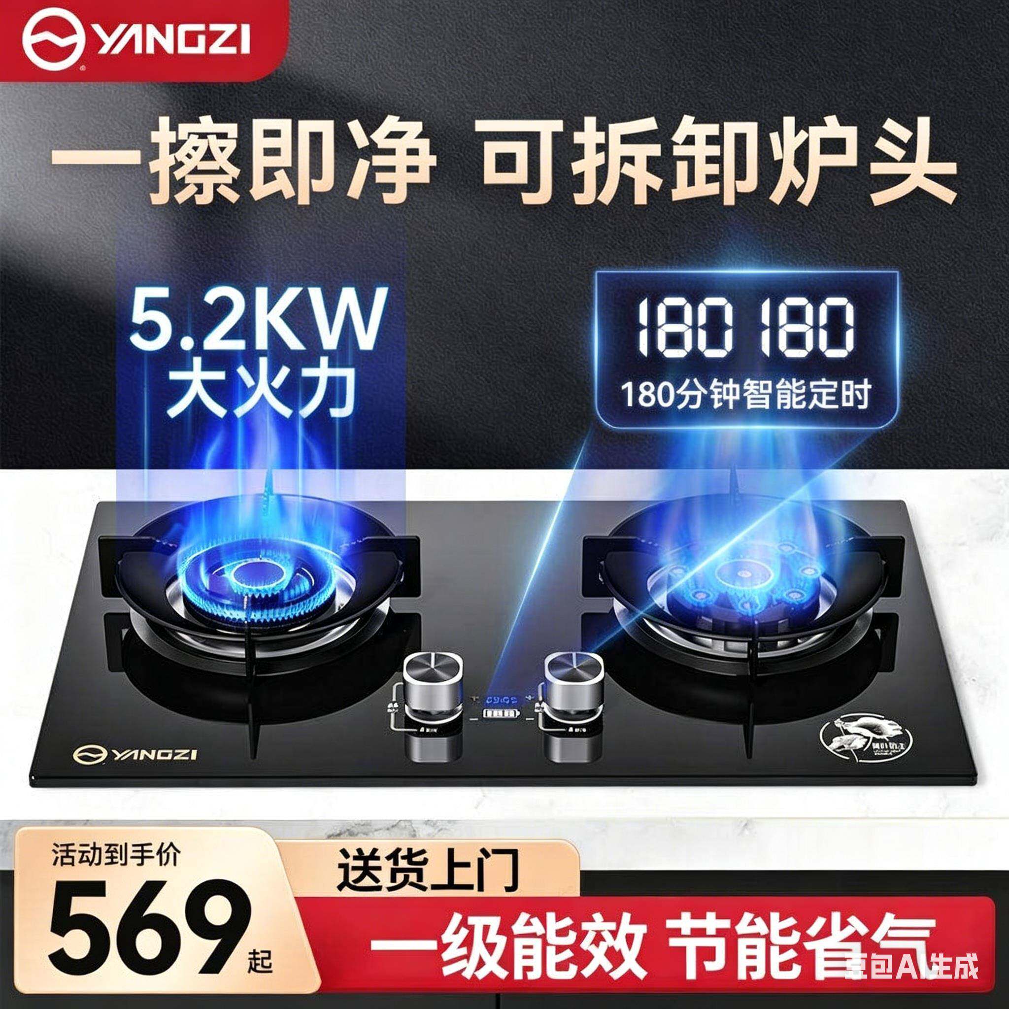 扬子瓦斯炉台灶炉液化气