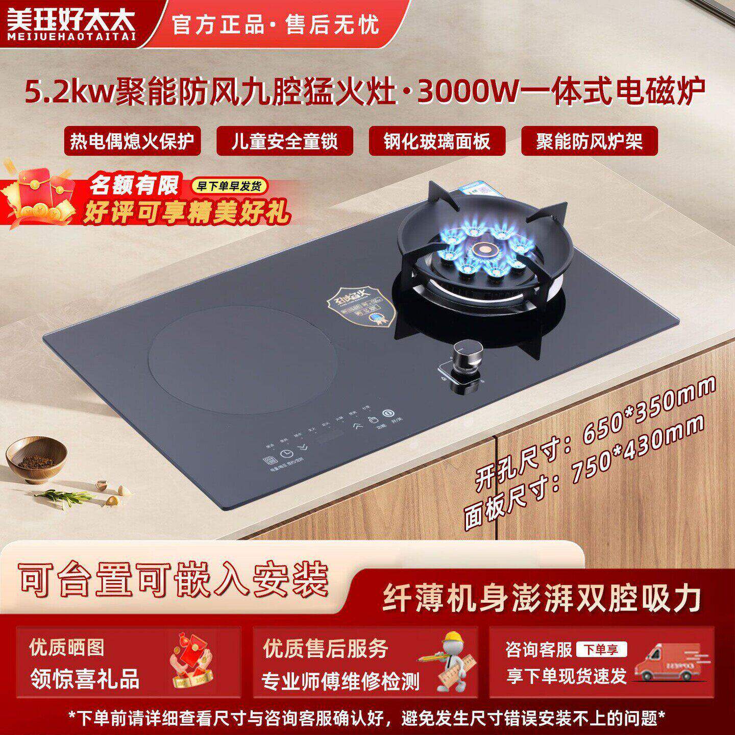 美珏好太太电气两用瓦斯