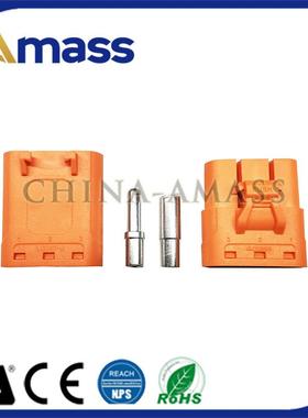 新品LCC40公母直流插头铆压接线连接器低温IP65级防水设计