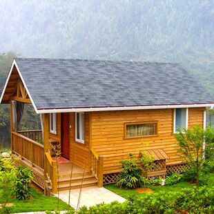防腐木屋别墅民宿定制户外农家乐庭院可移动住人小木房子