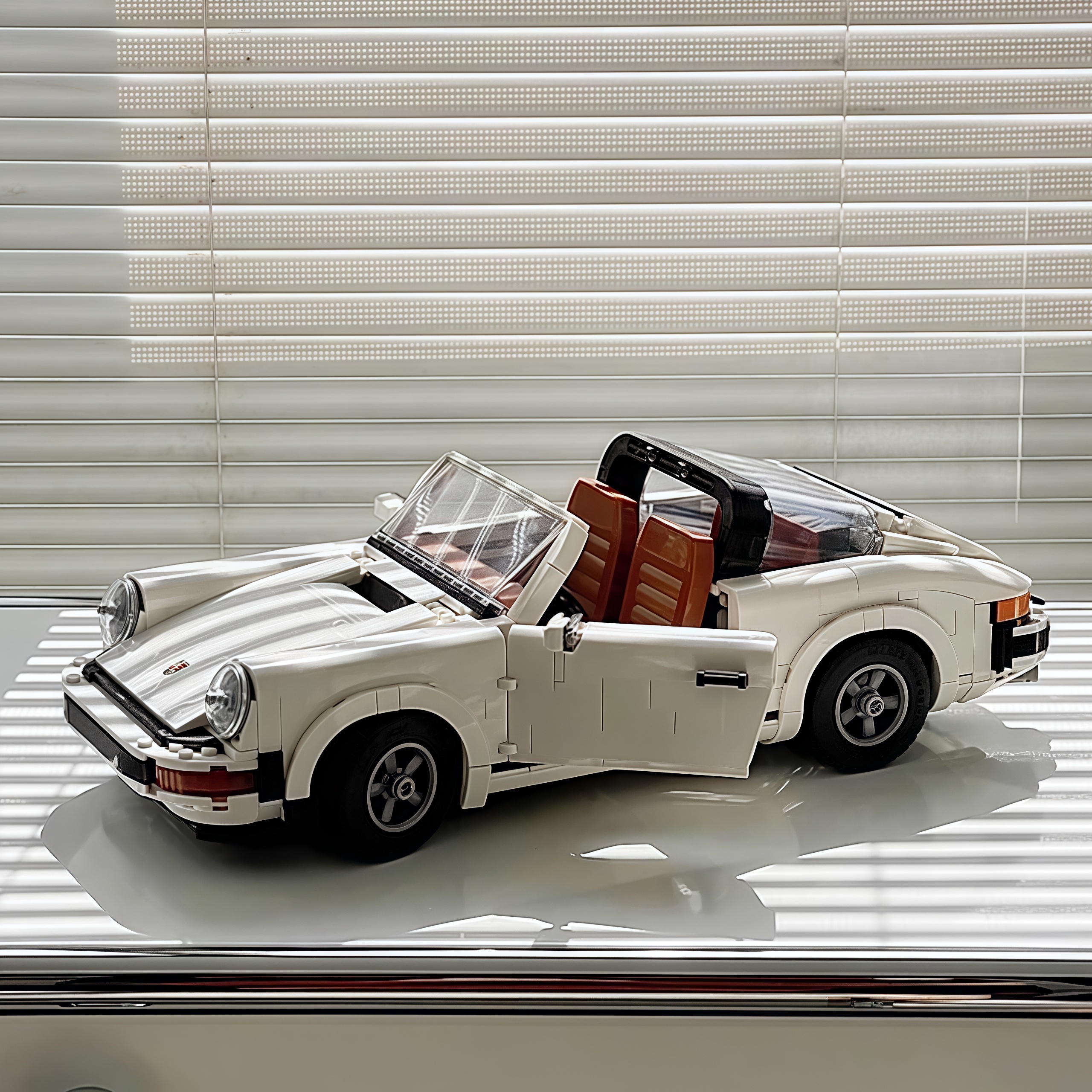 复古保911时捷跑车赛车积木模型拼装益智玩具遥控汽车男礼物六一1