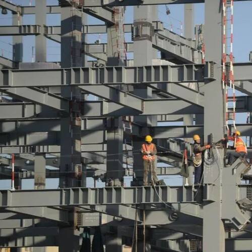 临时钢缆水平生命线系统适合于建筑工地、钢结构、桥梁工程等安装