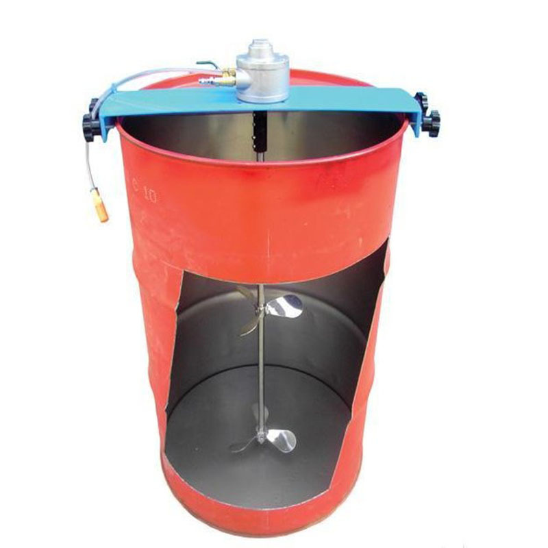 气动搅拌机横板式气动搅拌机铁桶气动搅拌机200L容量不锈钢浆叶